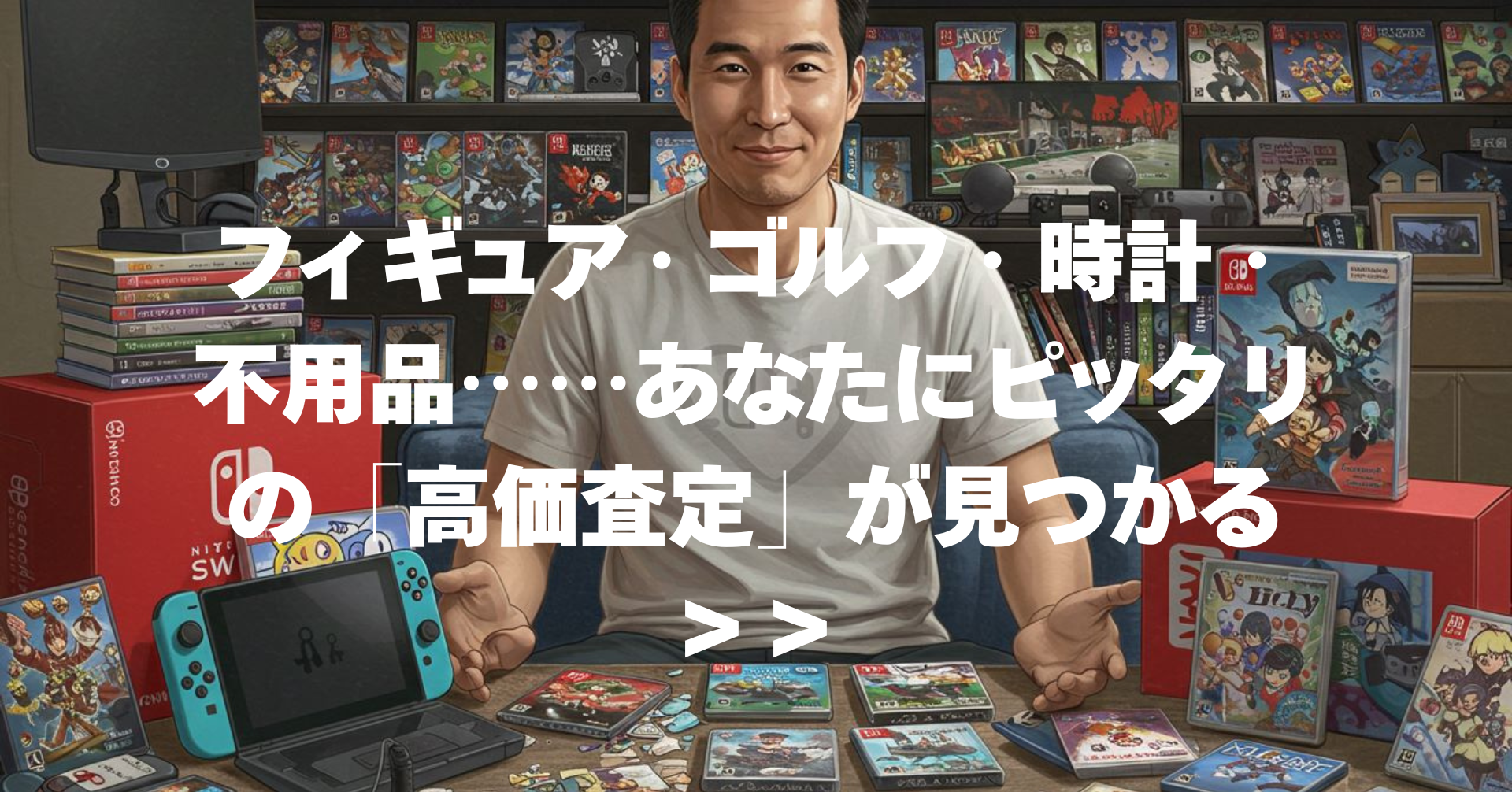 フィギュア・ゴルフ・時計・不用品……あなたにピッタリの「高価査定」が見つかる ＞＞