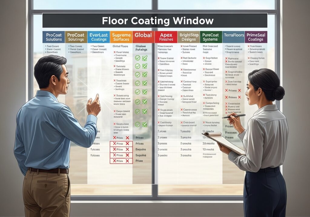 【保存版】フロアコーティング主要10社・タイプ別 徹底比較表